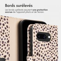 imoshion Étui de télephone portefeuille Design Google Pixel 9A - Black And White Dots