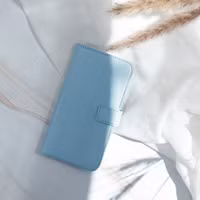 Selencia Étui portefeuille en cuir véritable Apple iPhone 11 - Air Blue