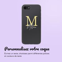 Coque avec votre propre photo et/ou texte Apple iPhone SE (2022 / 2020) / 8 / 7 - Letter