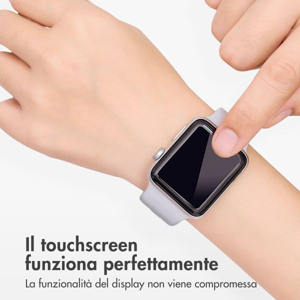 Accezz 2x Protecteur d'écran avec applicateur pour Apple Watch Series 4-6 / SE - 40 mm