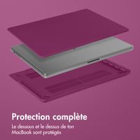 imoshion Coque rigide Apple MacBook Air 13 pouces (2018-2020) - Bordeaux