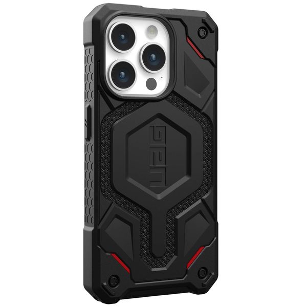 UAG Coque arrière Monarch Pro Apple iPhone 15 Pro - Kevlar Black