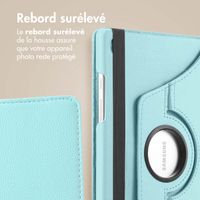 imoshion Coque tablette rotatif à 360° Samsung Galaxy Tab A9 8.7 pouces - Bleu clair