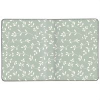 imoshion Étui passeport - Protège-Passeport en similicuir - Smoke Green Flowers