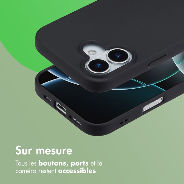 imoshion Coque Couleur Apple iPhone 17 - Noir