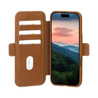 dbramante1928 Étui de télephone portefeuille Apple iPhone 17 - Tan