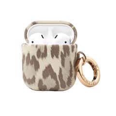 Selencia Coque Sabi Apple AirPods 1 / 2 - imprimé léopard - Soft Ivory
