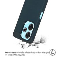 imoshion Coque Brushed Xiaomi Redmi 13 4G - Bleu foncé