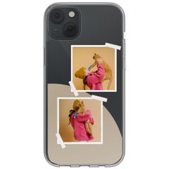 Coque personnalisée avec pellicule N°2 iPhone 14 - Transparent