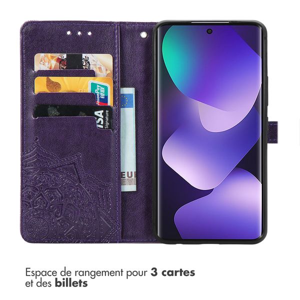 imoshion Etui de télephone Mandala Xiaomi Redmi Note 15 (5G) - Violet
