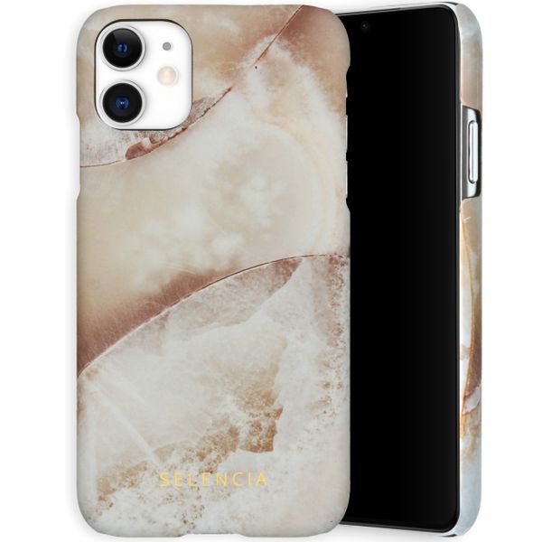 Selencia Coque Maya Fashion iPhone 11 - Earth White