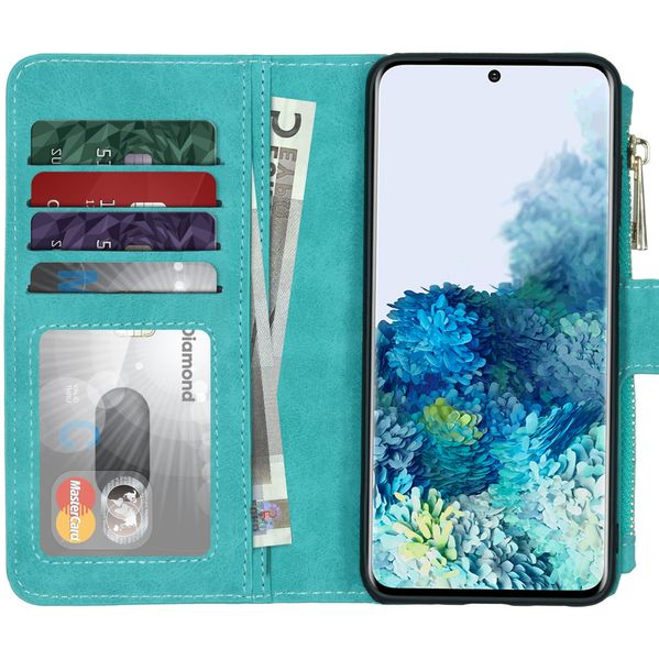 Porte-monnaie de luxe Samsung Galaxy S20 - Turquoise