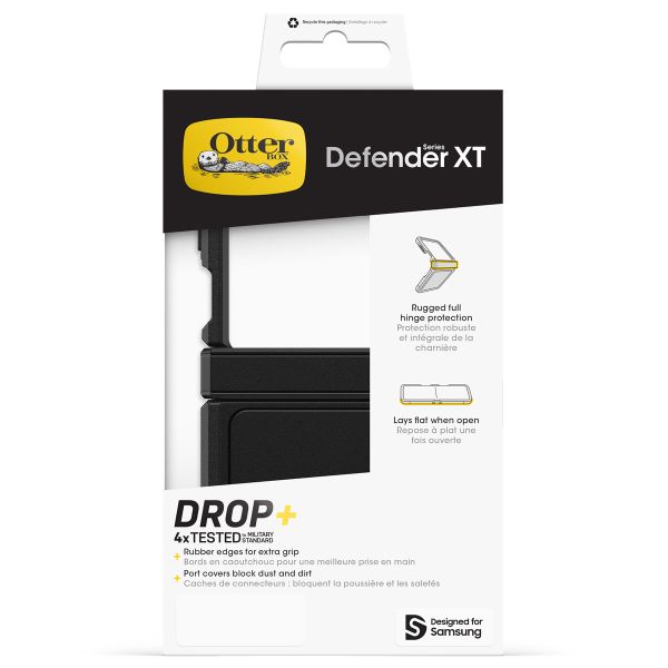 OtterBox Coque arrière Defender XT Samsung Galaxy Z Flip 6 / Flip 7 FE - Noir