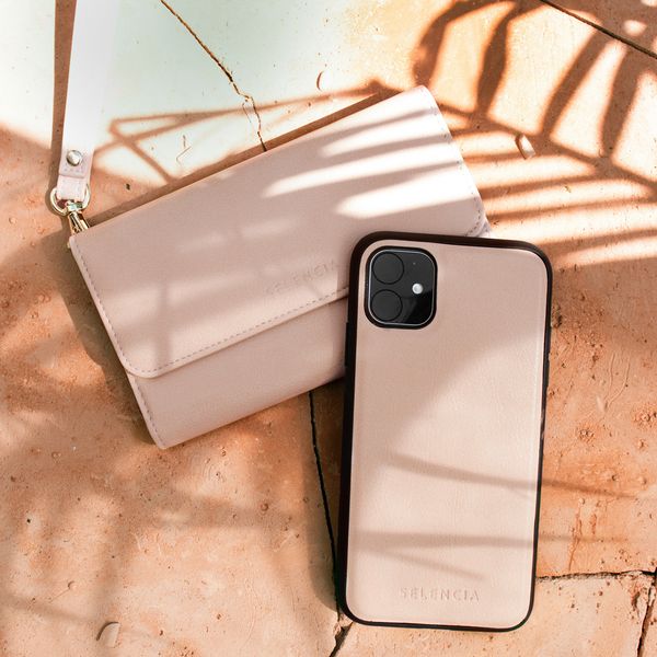 Selencia Pochette amovible en cuir végétalien Eny Samsung Galaxy A51