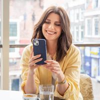 Accezz Coque Liquid Silicone Google Pixel 7 Pro - Bleu foncé
