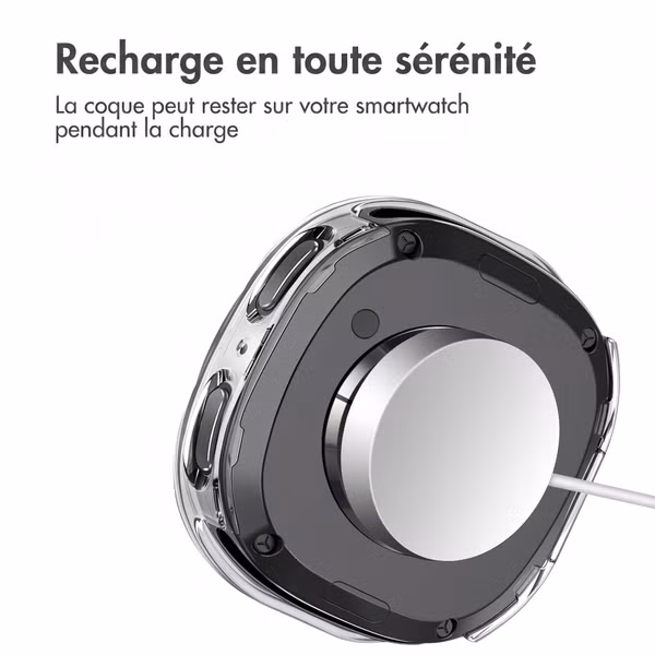 imoshion Coque rigide à couverture complète Samsung Galaxy Watch 8 (40 mm) - Transparent