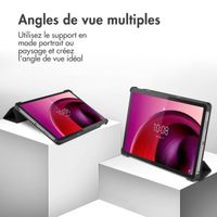 Accezz Coque tablette Trifold Lenovo Tab M10 5G - Noir