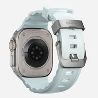 Nomad Bracelet Rocky Point Apple Watch Series 1 t/m 11 / SE / Ultra (44/45/46/49 mm) - Icy Blue Glow TItanium
