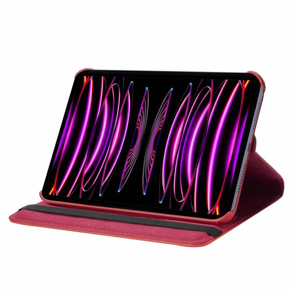 imoshion Coque tablette rotatif à 360° iPad Pro 12.9 (2022) / Pro 12.9 (2021) - Rouge