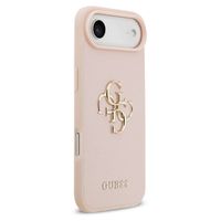 Guess Coque Big 4G Logo Grained Apple iPhone Air - Rose