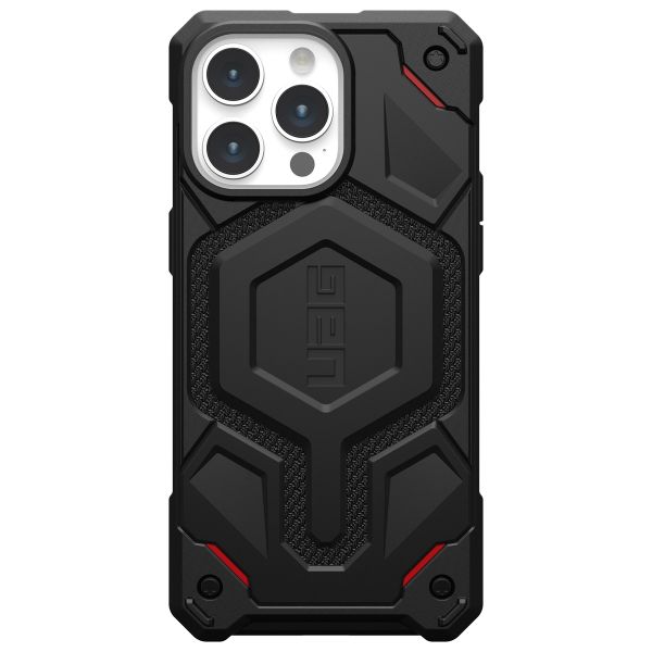 UAG Coque arrière Monarch Pro iPhone 15 Pro Max - Kevlar Black