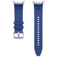 Samsung Bracelet Original Hybrid en cuir vegan Samsung Galaxy Watch 8 (40/44mm) / Classic (46mm) - Navy