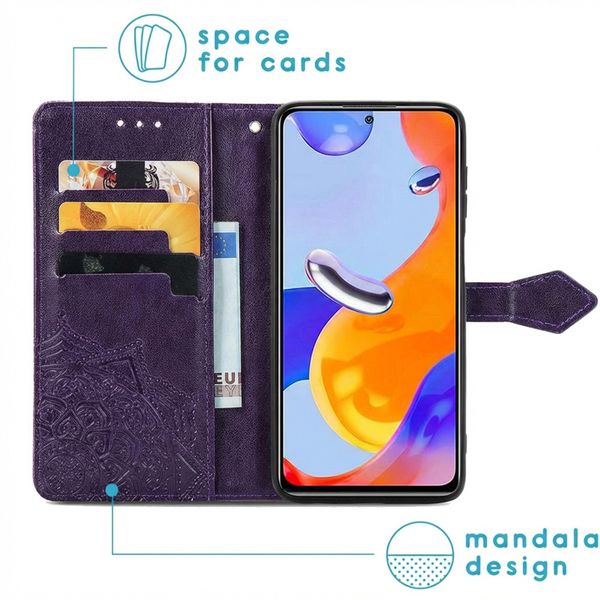 imoshion Etui de télephone Mandala Xiaomi Redmi Note 11 Pro - Violet