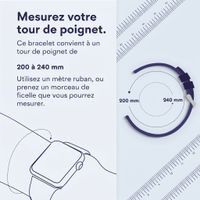 imoshion Bracelet magnétique milanais Fitbit Luxe - Taille M - Rose Doré