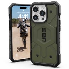 UAG Coque Pathfinder MagSafe iPhone 15 Pro - Olive Drab