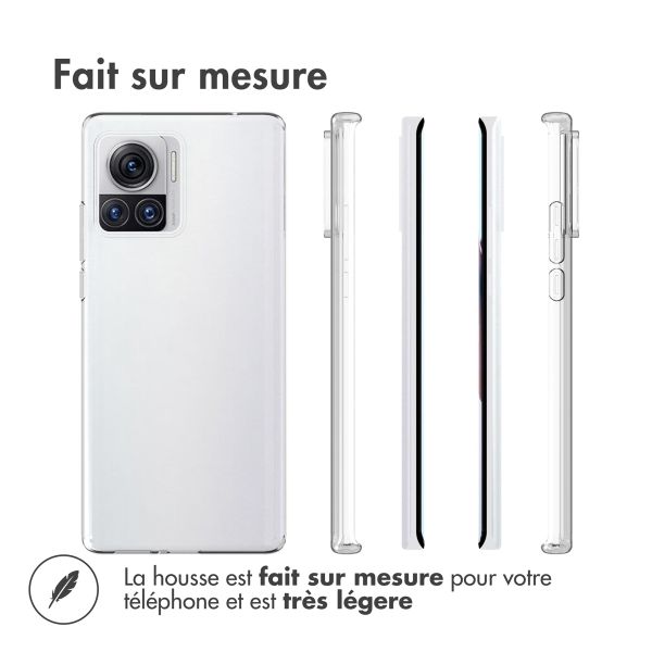 Accezz Coque Clear Motorola Moto Edge 30 Ultra - Transparent