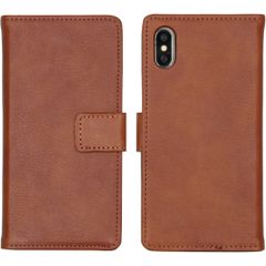 imoshion Étui de télephone portefeuille de luxe Apple iPhone X / Xs - Marron