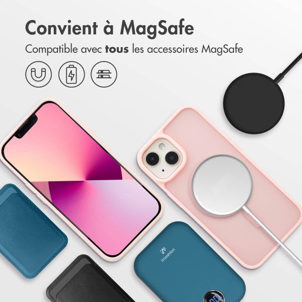 imoshion Coque Color Guard avec MagSafe iPhone 13 / 14 - Rose clair