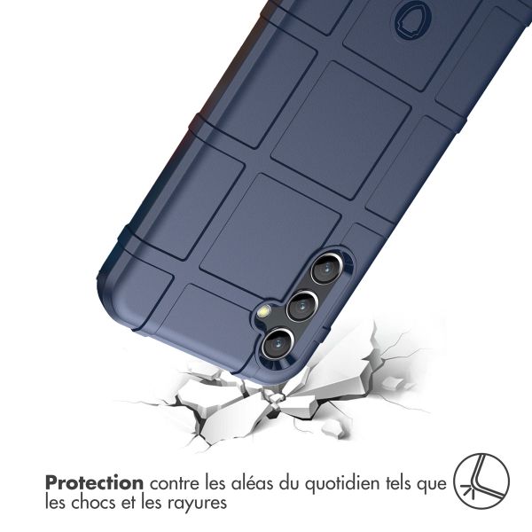 imoshion Coque Rugged Shield Samsung Galaxy A14 (5G/4G) - Bleu foncé