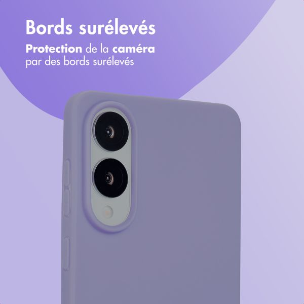 imoshion Coque Couleur Samsung Galaxy S25 Edge - Tropical Violet