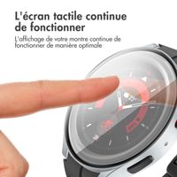 imoshion Coque rigide à couverture complète Samsung Galaxy Watch 6 44 mm - Argent