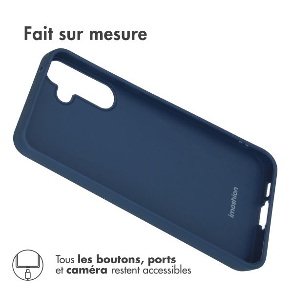 imoshion Coque Couleur Samsung Galaxy A55 - Bleu foncé