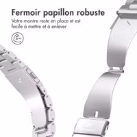 imoshion Bracelet en acier Apple Watch Series 1 á 9 / SE (38/40/41 mm) | Series 10 / 11 (42 mm) - Argent