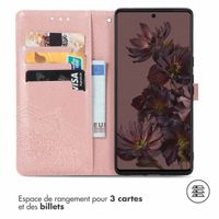 imoshion Etui de téléphone portefeuille Mandala Google Pixel 7 Pro - Rose Dorée