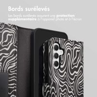 imoshion Étui de télephone portefeuille Design Samsung Galaxy A54 (5G) - Black And White