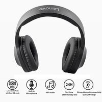 Lenovo Casque sans fil HD116 - Noir