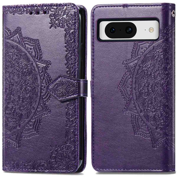 imoshion Etui de téléphone portefeuille Mandala Google Pixel 8 - Violet