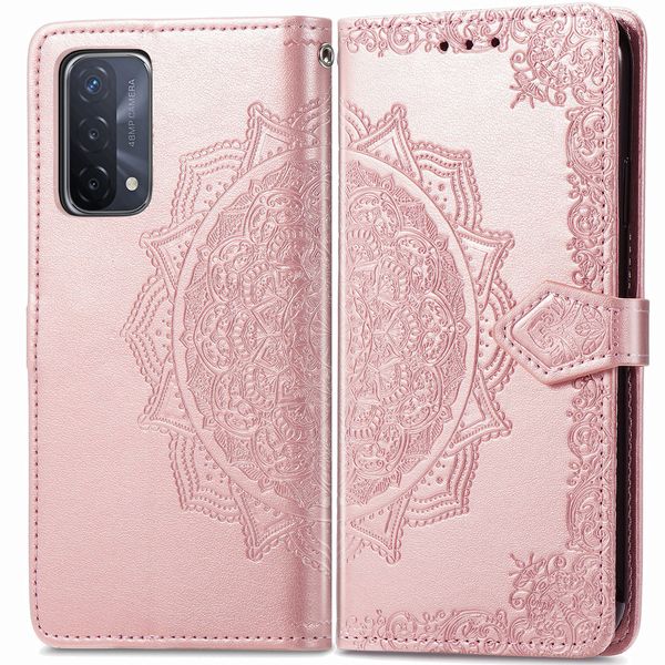 imoshion Etui de téléphone Mandala Oppo A74 (5G) / A54 (5G) - Rose champagne