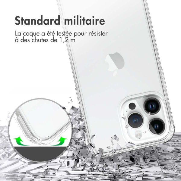 Accezz Coque Xtreme Impact iPhone 15 Pro Max - Transparent