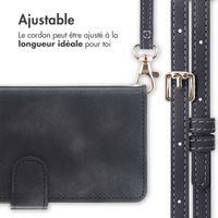 imoshion Etui de téléphone portefeuille avec cordon Samsung Galaxy A26 - Noir