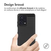 imoshion Coque Brushed Xiaomi Redmi Note 12 Pro Plus - Noir