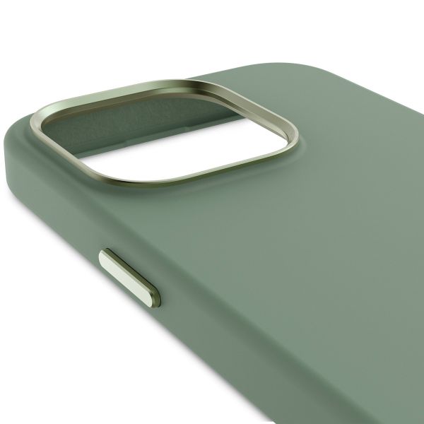 Decoded Coque en silicone MagSafe iPhone 15 Pro - Vert