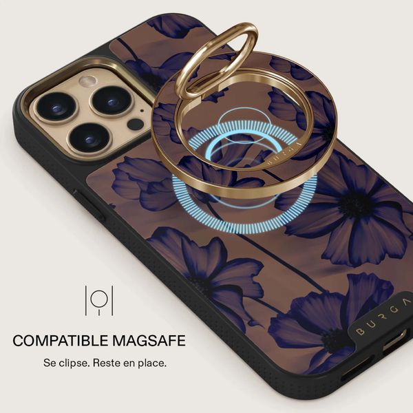 Burga Ringholder MagSafe Gold - Bague téléphone - Velvet Night