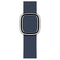 Apple Leather Band Modern Buckle Apple Watch Series 1-9 / SE - 38/40/41 mm / Series 10 - 42 mm - Taille M - Deep Sea