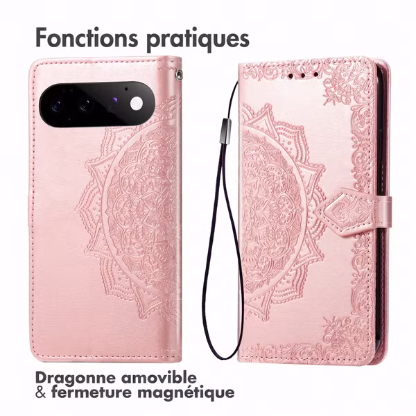 imoshion Etui de télephone Mandala Google Pixel 11 Pro - Rose Gold