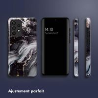 Selencia Coque arrière Vivid Samsung Galaxy A52(s) (5G/4G) - Chic Marble Black